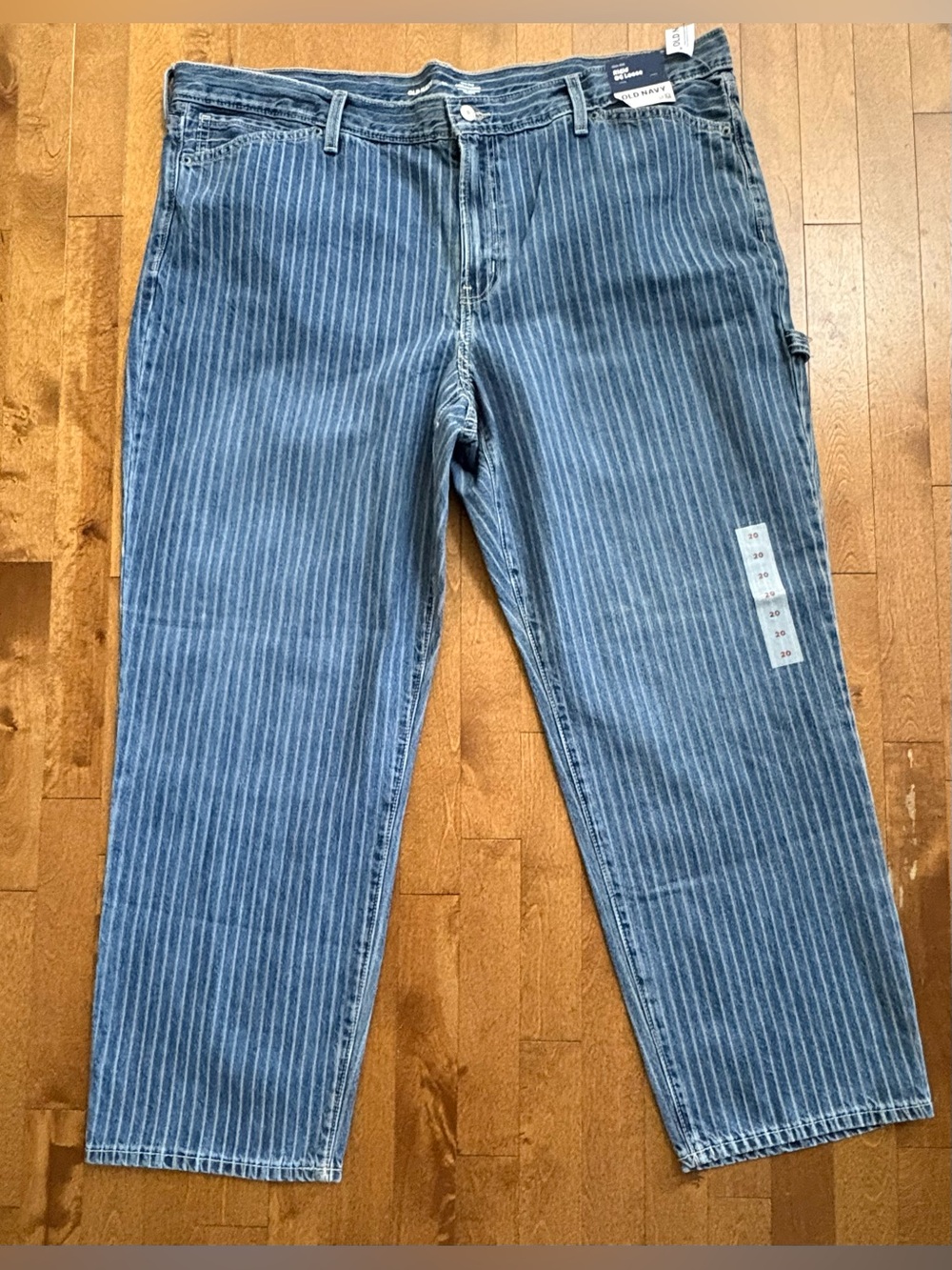 Old Navy Rigid OG Loose High-Rise Striped Jeans – Size 20